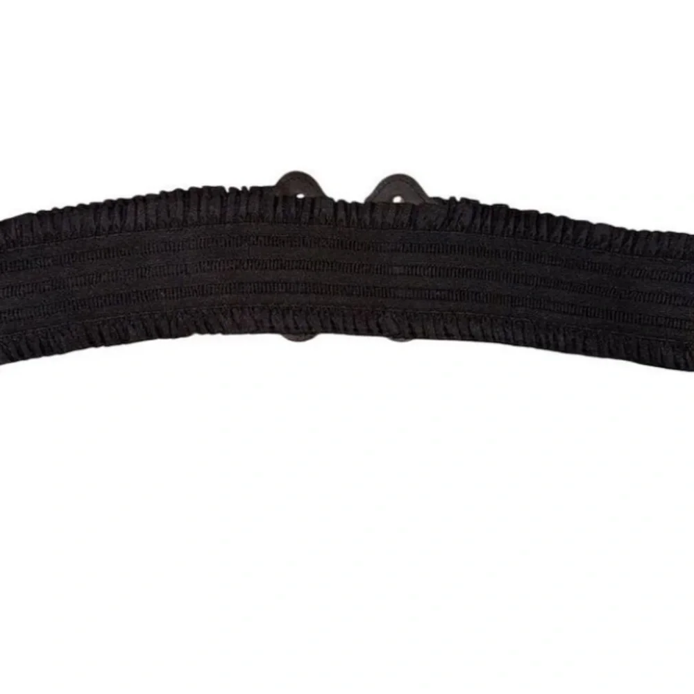 - Chicos Zoey rhinestone Embellished Black Belt size Medium